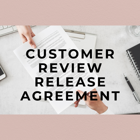 Customer Review Release Agreement