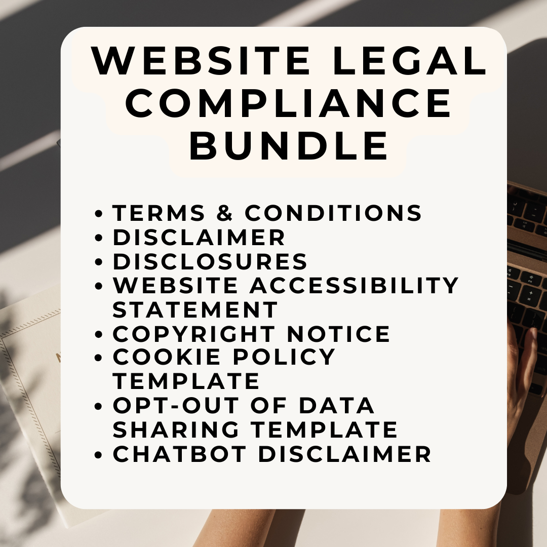 Website Legal Policies Compliance Bundle