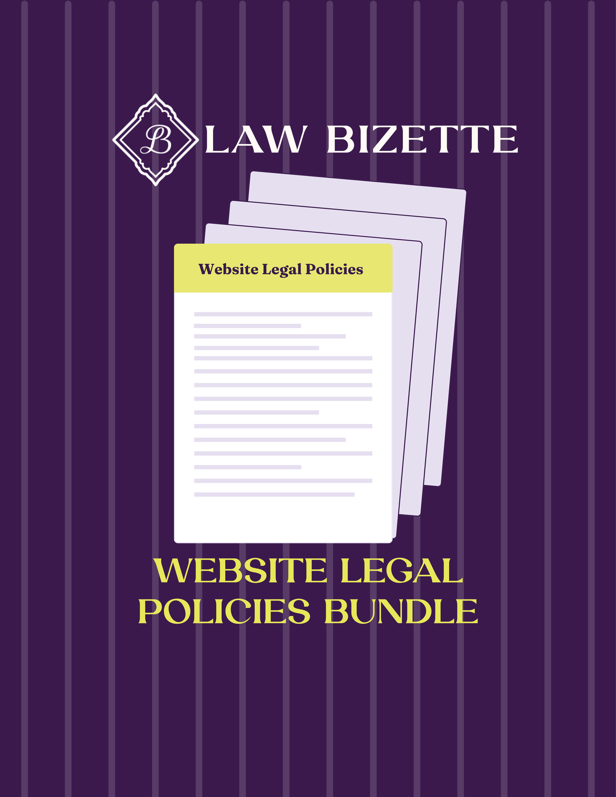 Website Legal Policies Bundle: Privacy Policy, Terms & Conditions + Disclaimer Templates